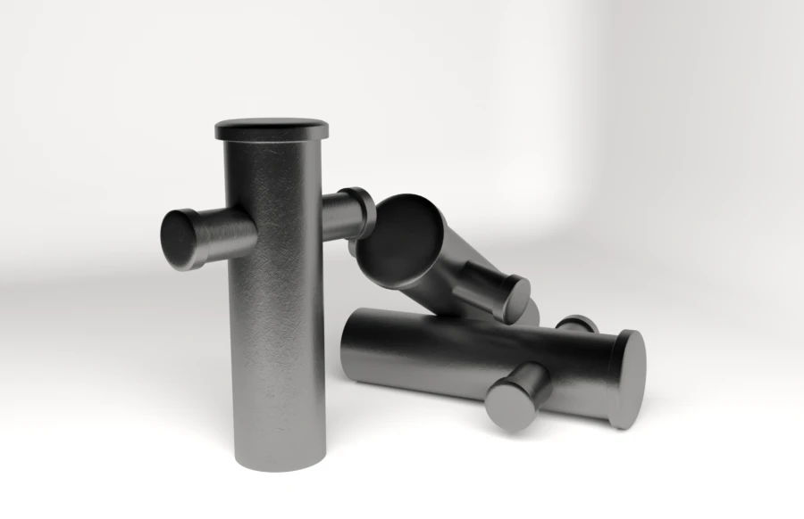 Mooring Post Type 1 Execution B (Cross-Welded Inset Single Post) GOST 11265-73