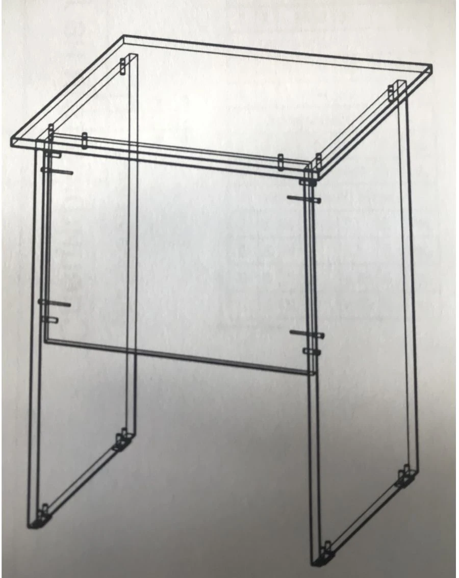 Wooden Student Desk for Educational Institutions Model SP 0.6