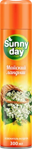 Освежитель воздуха "Sunny Day" "Майский ландыш" в аэрозольной упаковке
