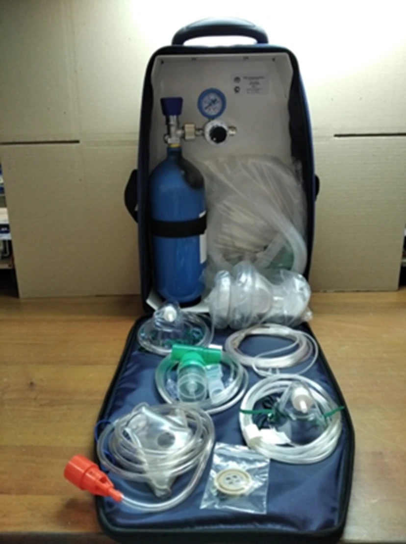 Oxygen Inhalator KI-11 for Oxygen Therapy and Manual Ventilation