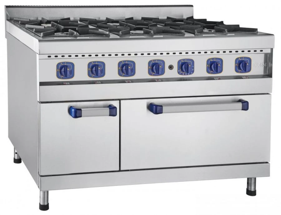 Six-Burner Gas Kitchen Stove PГК-69ЖШ-II-A
