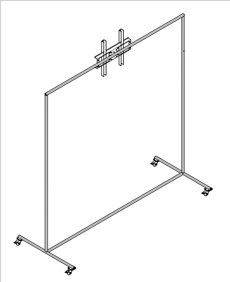 Metal Stand for Displaying Various Materials and Clothing