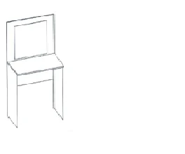 Stylish Dressing Table with Storage - Alliance-S Brand