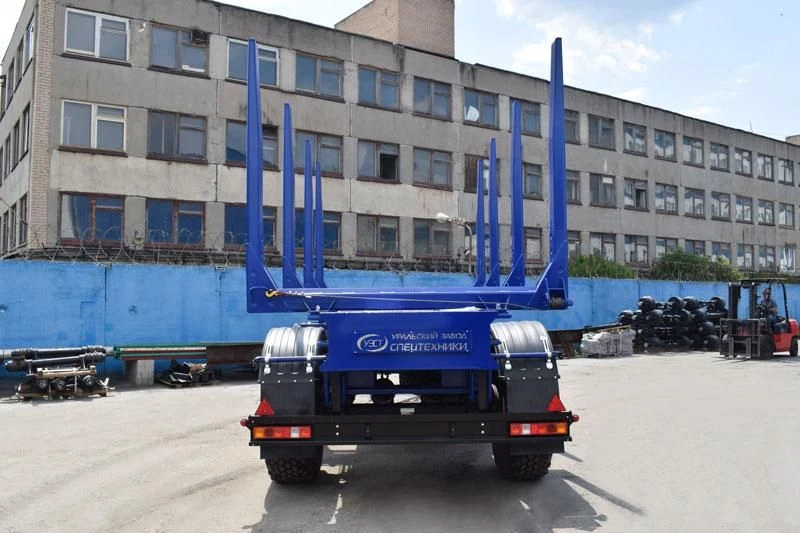 Timber Transport Trailer, UZST Brand, Type 9276, Modification 9276-0000032