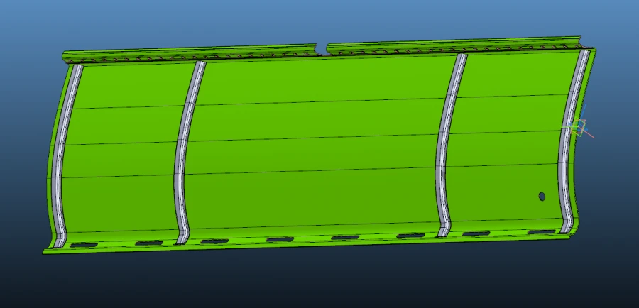 Ceiling Panel Made of Polyester Fiberglass for Vehicles 5299-5702011-31