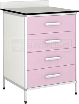 Stationary Cabinet TБ-4КН with 4 Drawers
