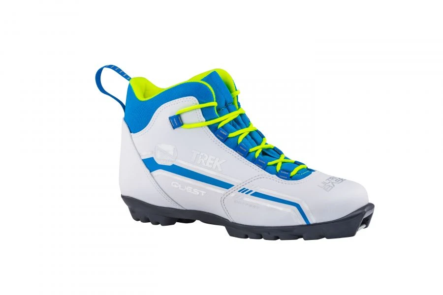 Trek Quest5 White Ski Boots for SNS Bindings Size S