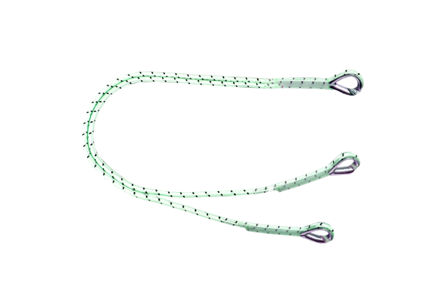 Double Non-Adjustable Nylon Safety Lanyard for Fall Protection REE-2403