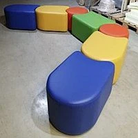 Standard Puff with Plywood Frame and PU Filling