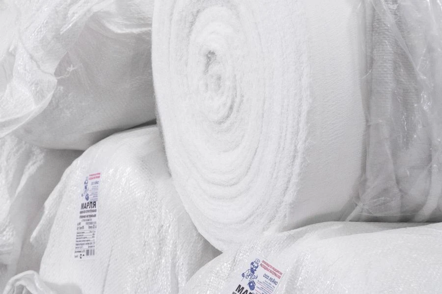 Medical Bleached Cotton Gauze Non-Sterile Roll 1000m