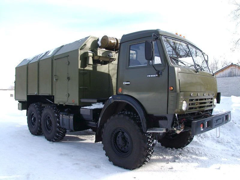 Cable-Laying Machine (KZhM I-17) on KAMAZ-5350 Chassis