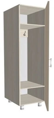 Single Door Clothing Cabinet KSSHm 1-01