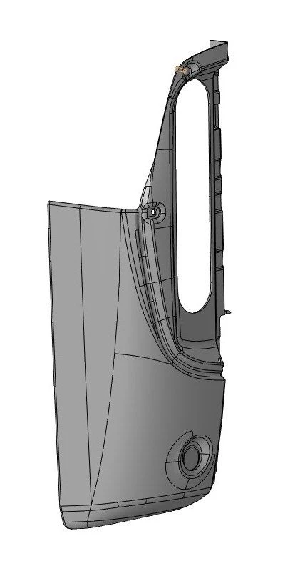 Left Assembly Section for Vehicle Cladding 5299-401-5602510-10