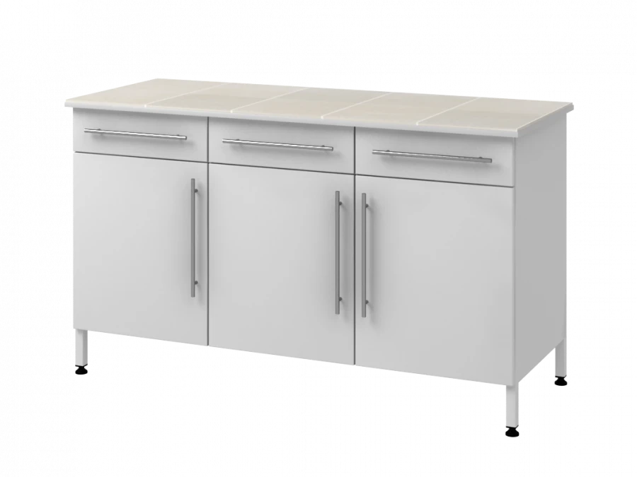 Wall-Mounted Table with Metal Support Column 1500 PTYAKp