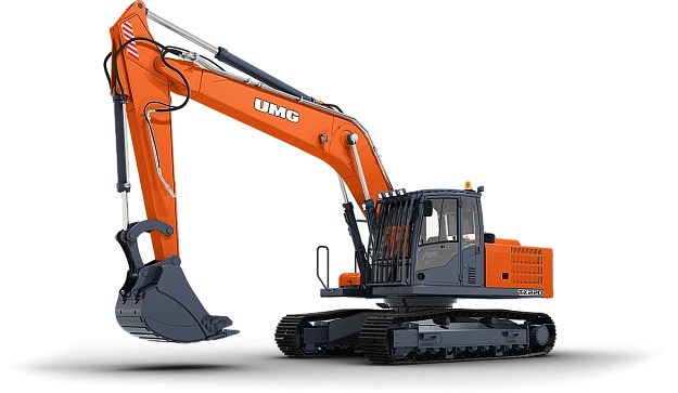 TH 220 Crawler Excavator with YAMZ 53646 Engine