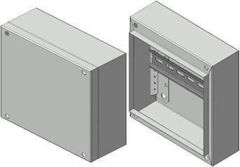 Reinforced Wall-Mounted Distribution Cabinet SRNu-200x200x80