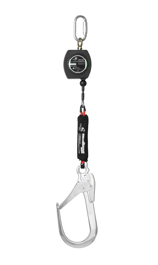 Compact Fall Protection Device NV-02 Wire with Carabiner, Model vnt HB02C set 0258