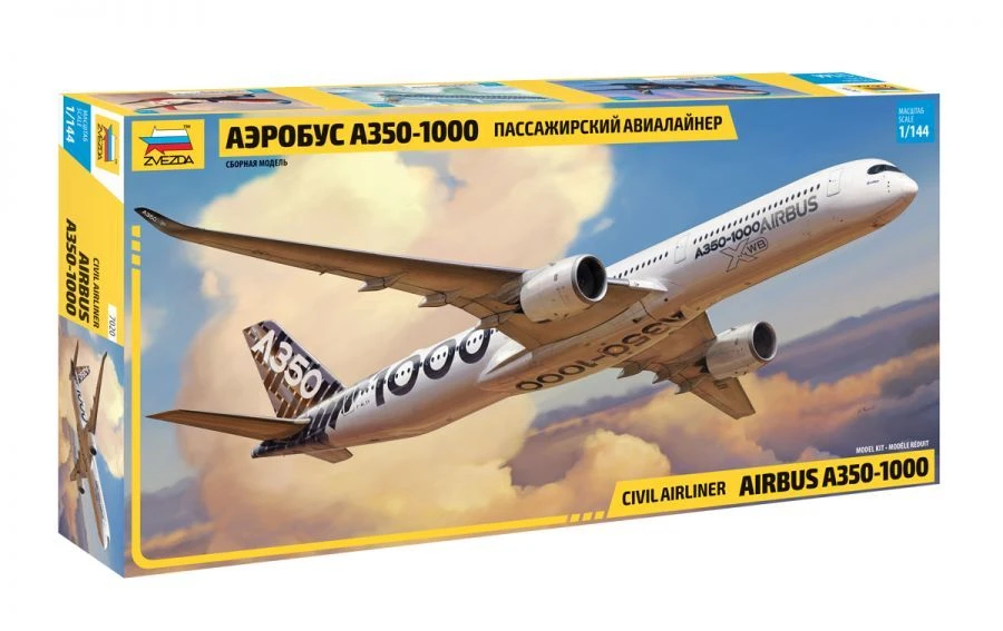 Passenger Airliner Model Airbus A-350-1000 Assembly Kit