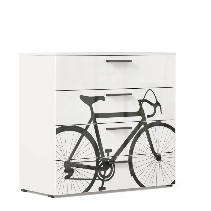 Grey Silk Bicycle Commode Type 2 - Model LD.535150.000