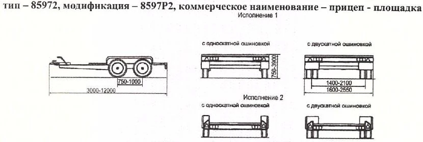 Versatile Cargo Trailer Platform 8597p2