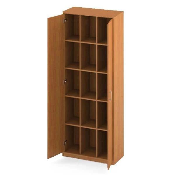 Wooden Archive Cabinet 800x300x2000 mm Model Sh-7