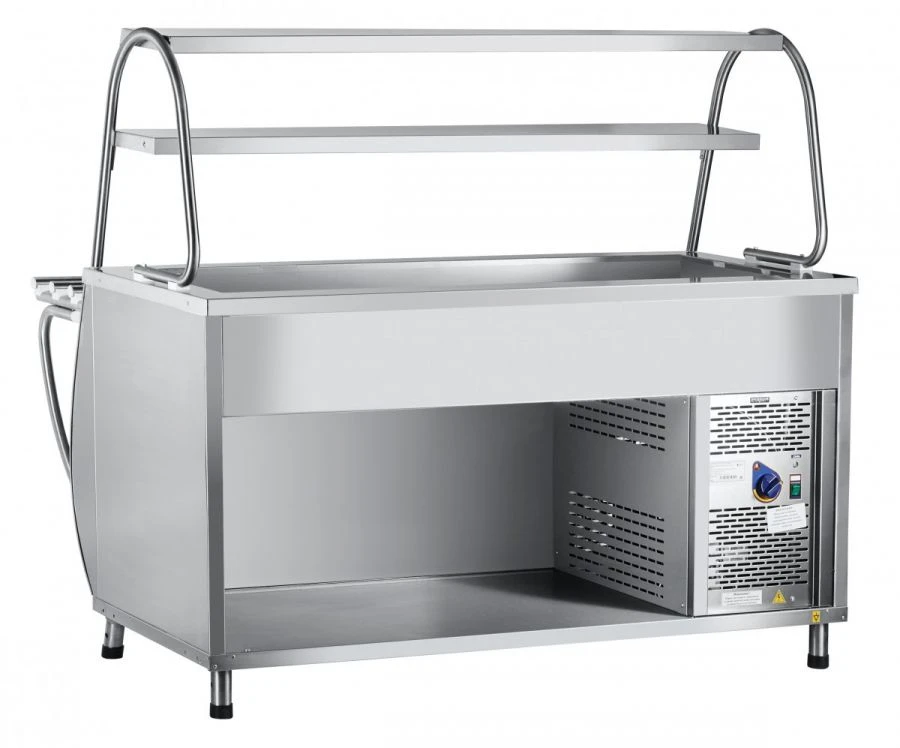 High-Temperature Refrigerated Display Counter with Neutral Cabinet PVV(N)-70M-01-NSh