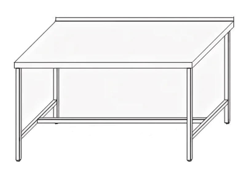 Metal Table for Production, Kitchen, Laboratory, and Medical Use RM 01/01