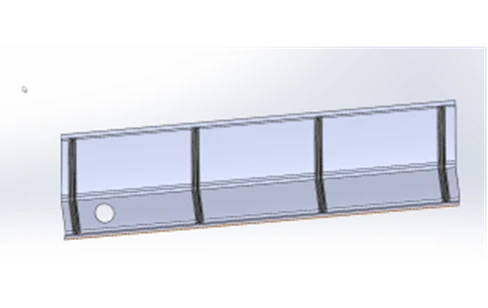 Vacuum-formed Ceiling Panel L=2124 Model 5299230-5702100-50