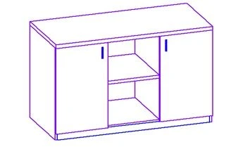 Modern Credenza for Residential and Public Spaces Model GR 01