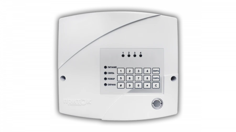 Security and Fire Alarm Controller Pritok-A-KOP-03 4 Loops 2G