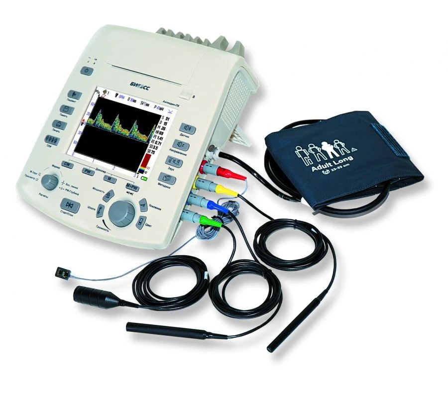 Doppler Ultrasonic Blood Flow Velocity Analyzer "Angiodin-UK