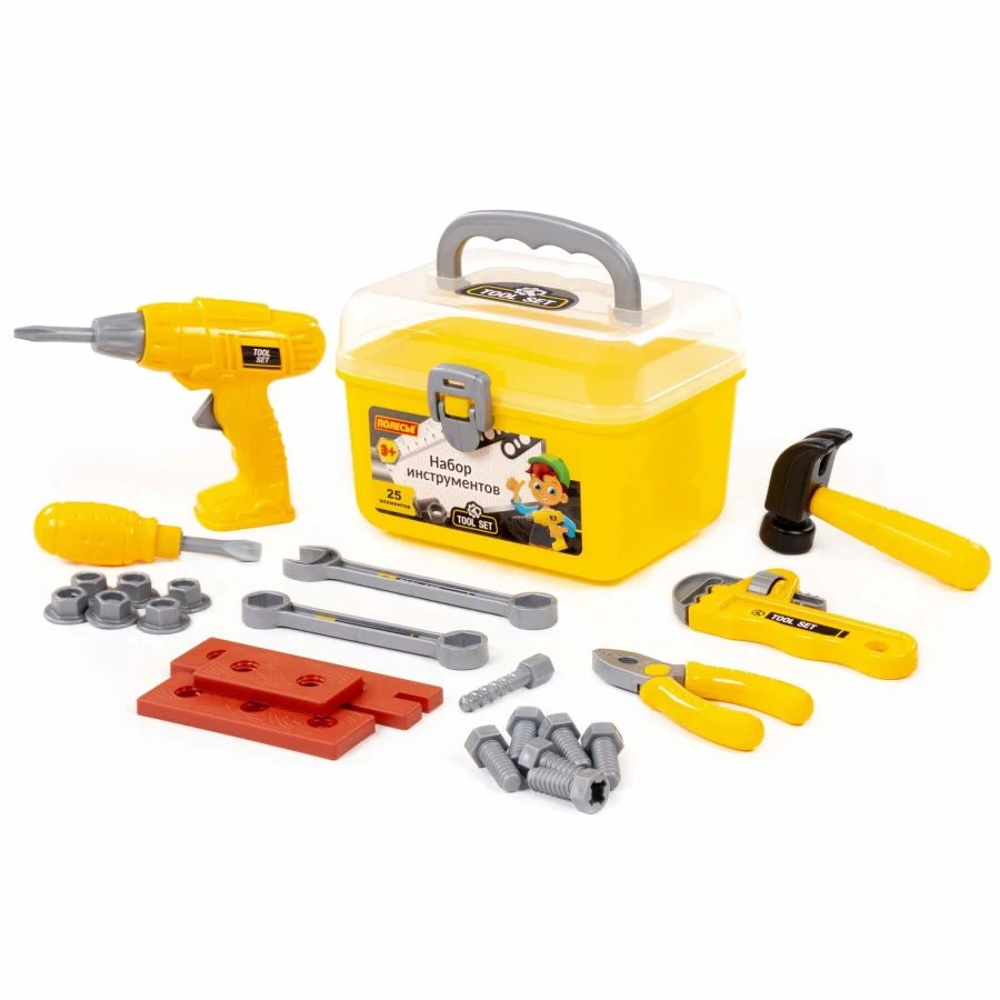 25-Piece Tool Set in Carrying Case for Home and Workshop Use 92410