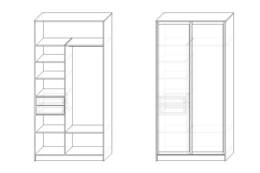 Sliding Door Wardrobe - Customizable Storage Solution