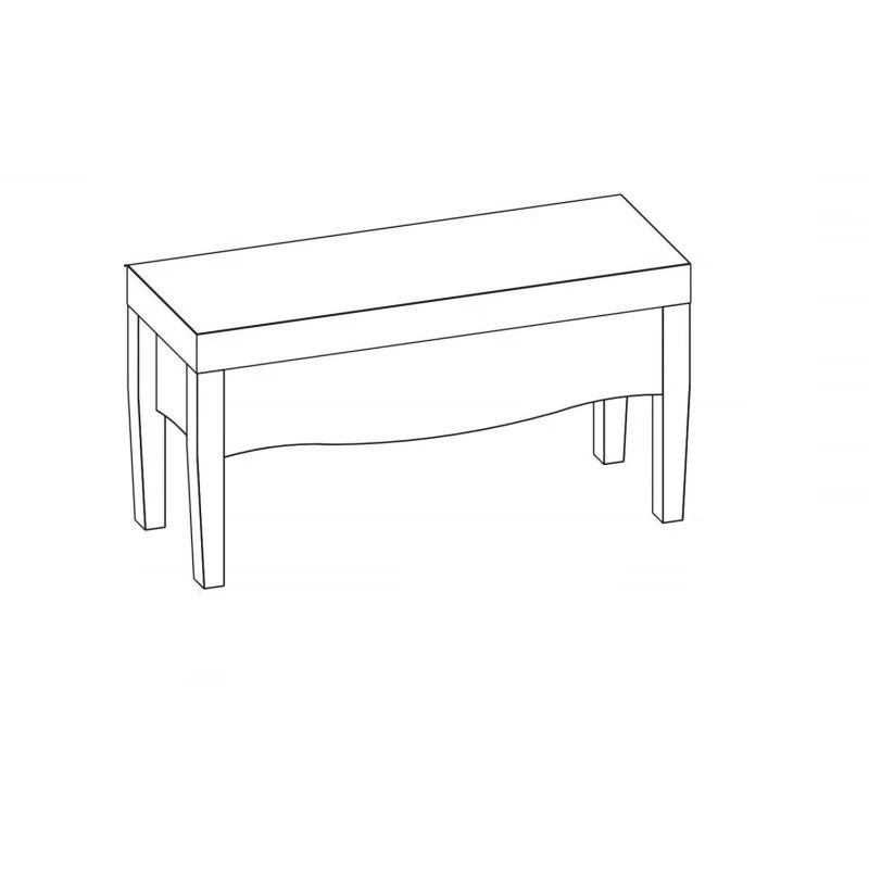 Elegant Wooden Bench with Storage