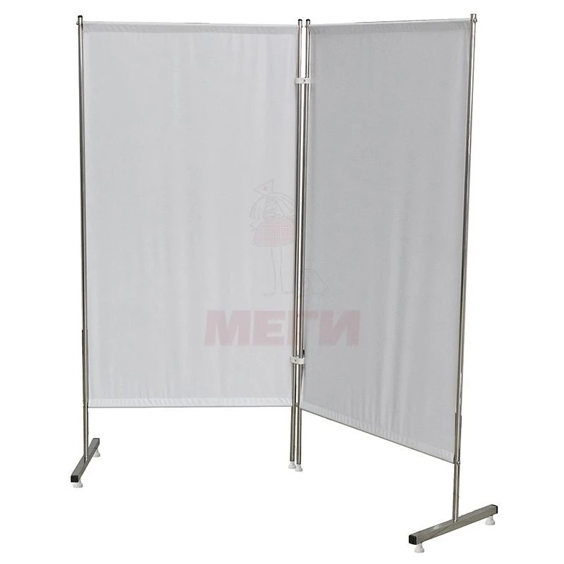 Medical Screen, Two-Section, Stainless Steel, Model MSK-25302-01
