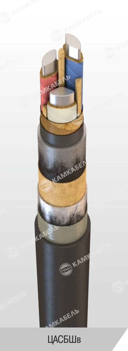 Power Cable with Aluminum Conductors and Paper Insulation 6-10kV