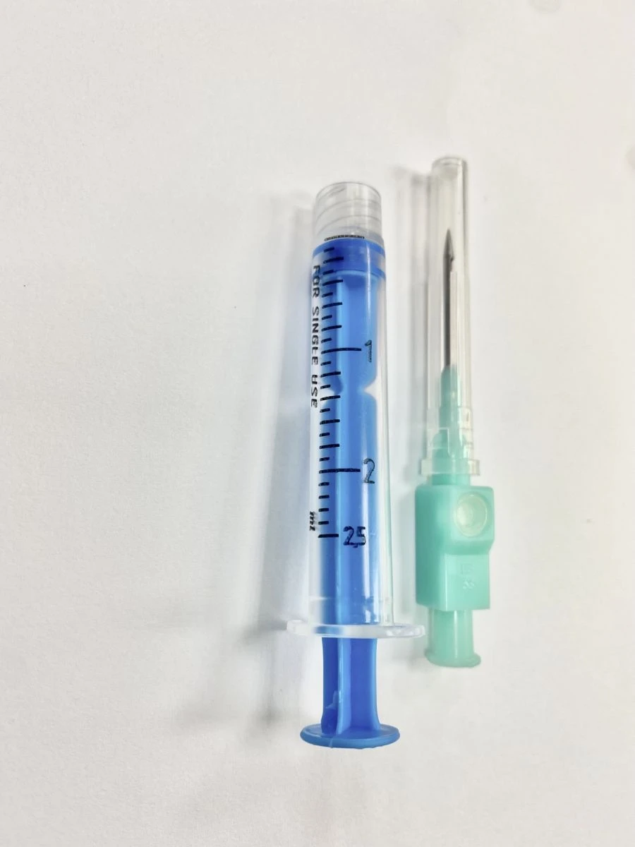 Sterile Single-Use Injection Syringes with Filter Needle - 3-Part Luer Lock, Model 2A
