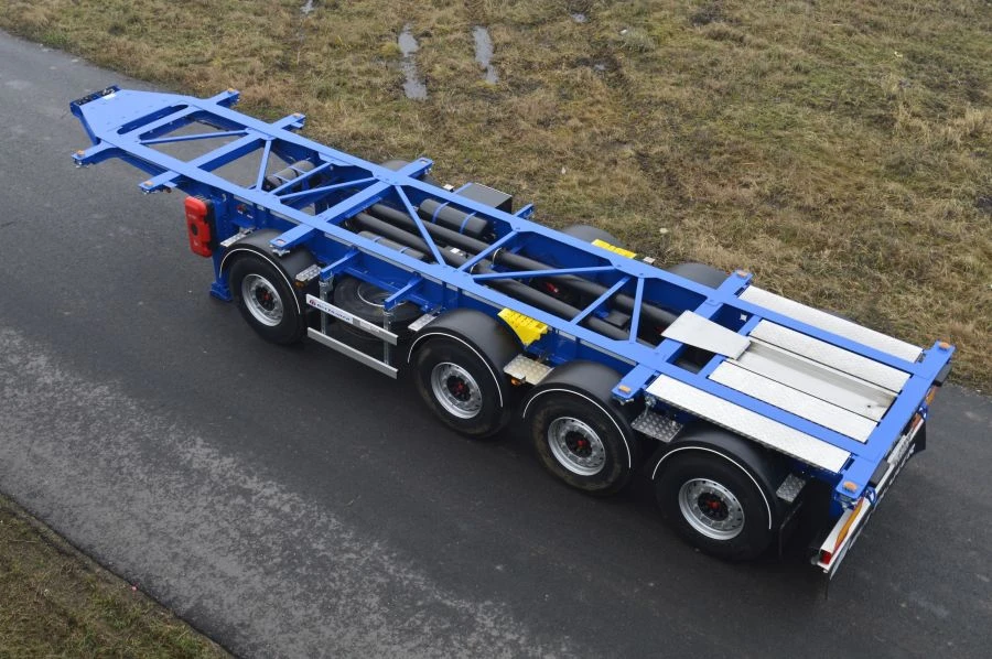 Four-Axle Container Carrier Semi-Trailer CSA-544