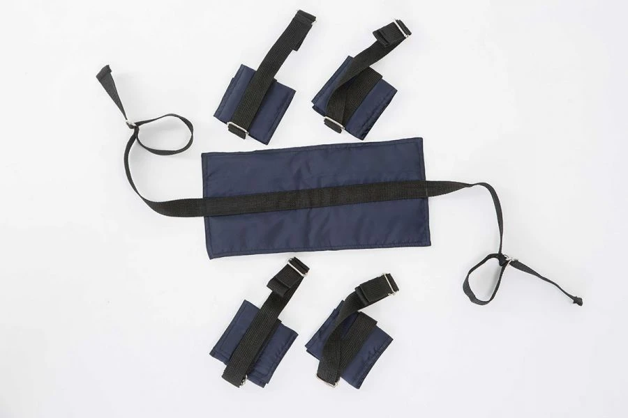 Complete Restraint Strap Set for Arms, Legs, Body, and Chest