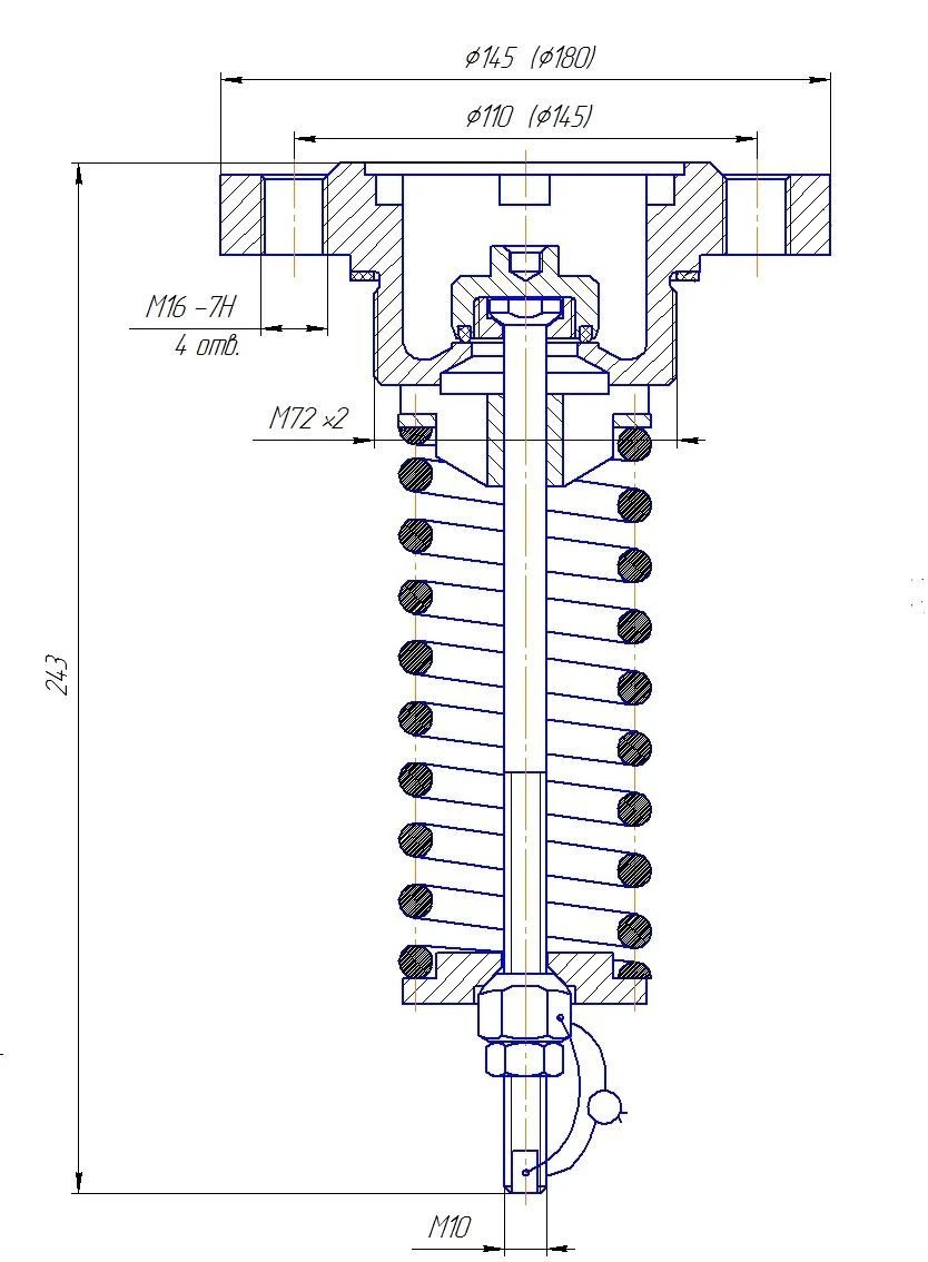 GT7-171225 Клапан предохранительный Pp16 DN25