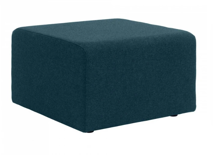 Soft Pouf on Wooden Frame