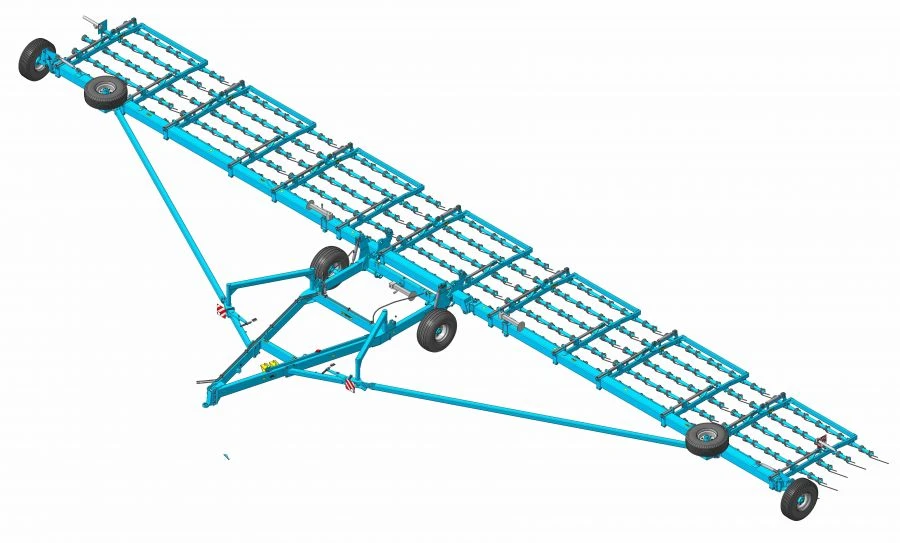 Wide-Width Spring Tiller BPSH-21M-03