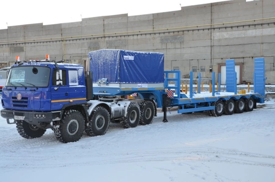 Politrans 94163-031 Heavy-Duty Semi-Trailer with Plant Axle