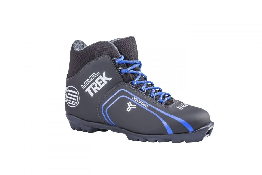 Trek Level3 Black Ski Boots (Logo Blue) Size S
