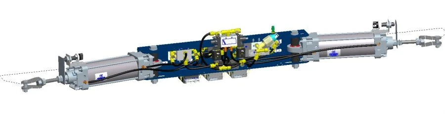 Pneumatic Door Actuator for Vehicles 40N3R63/116T1B141