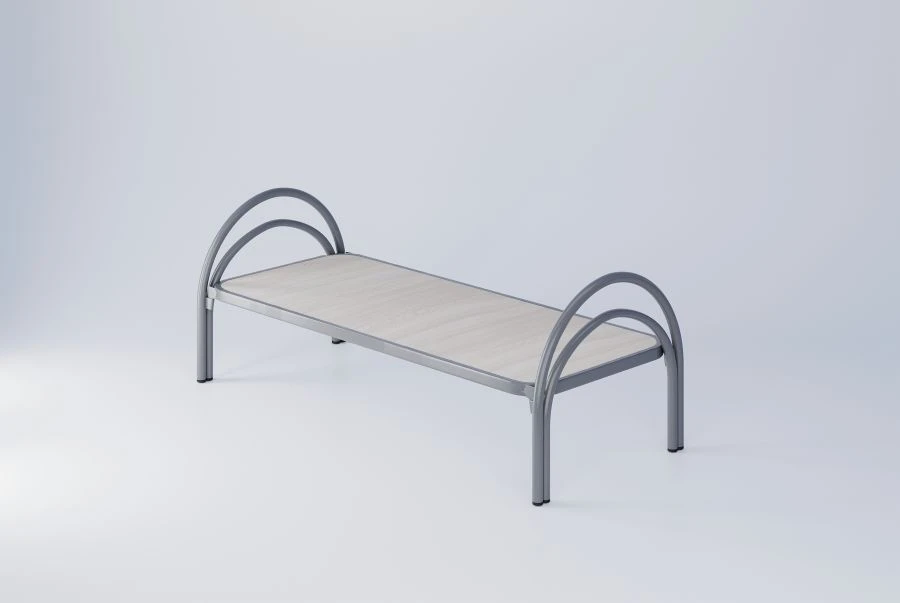 Curved Back Metal Bed K651.1.L