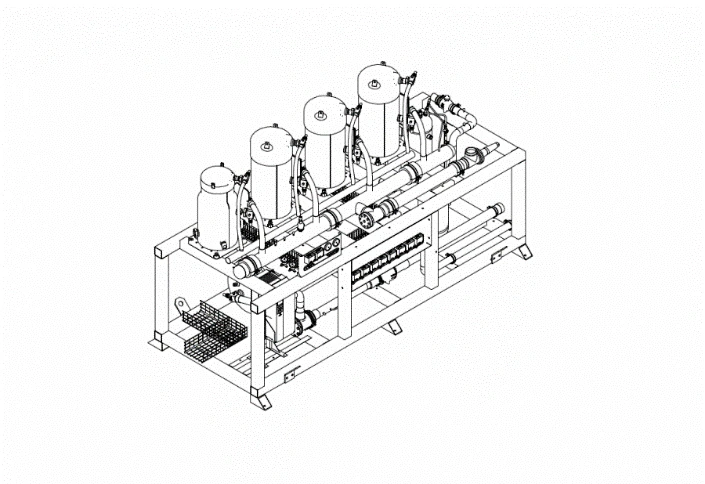 Industrial and Commercial Refrigeration Units I-CU Multi-Compressor Model