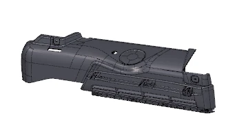 Right Support for Luggage Compartment Shelf 96820232ZD