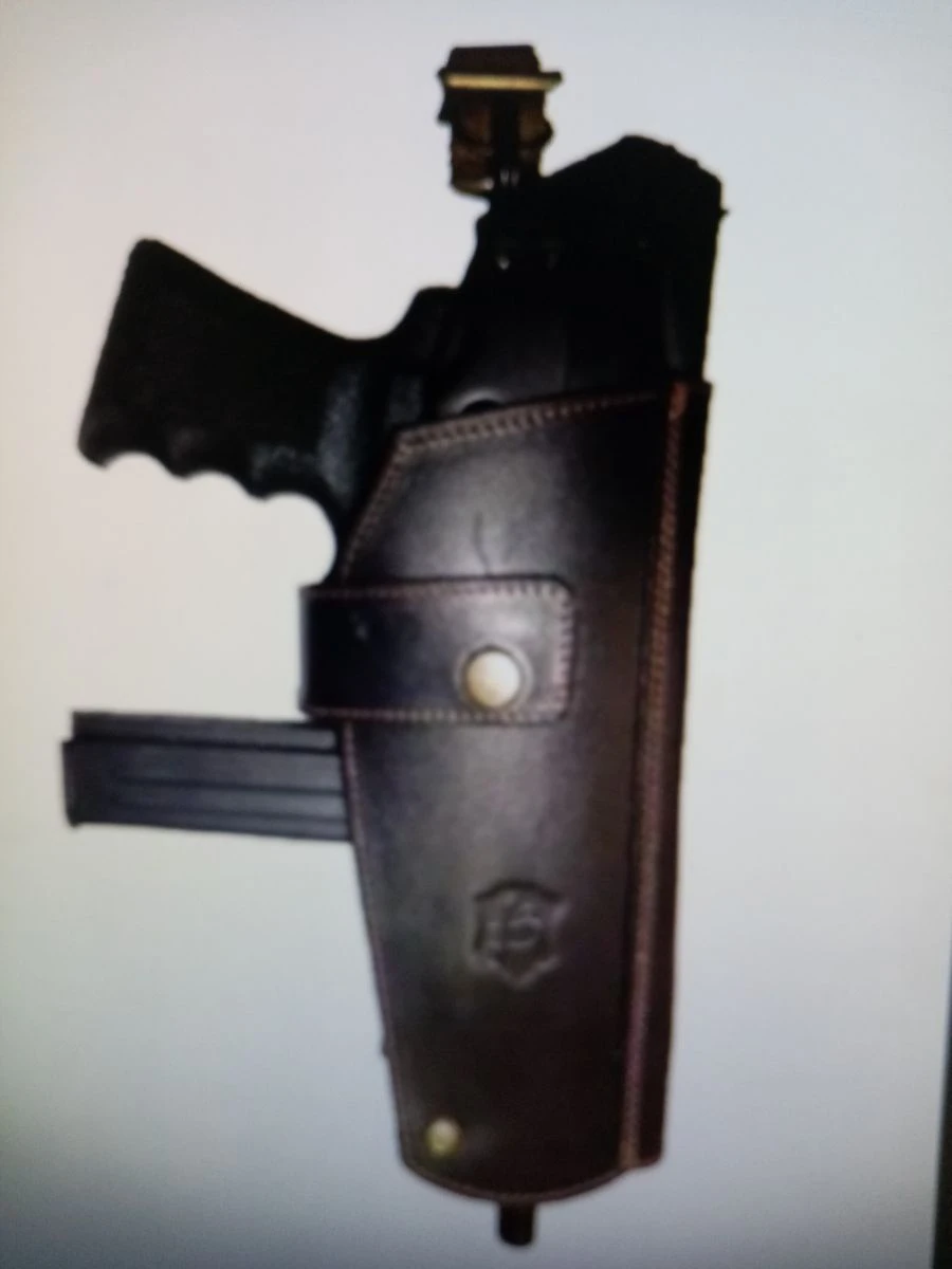 PP-91, 93 Carrying Holster with Magazine Pouch