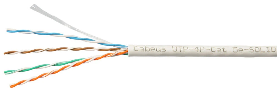 Symmetrical Communication Cable for Digital Transmission Systems Cabeus U/UTP Cat 5e